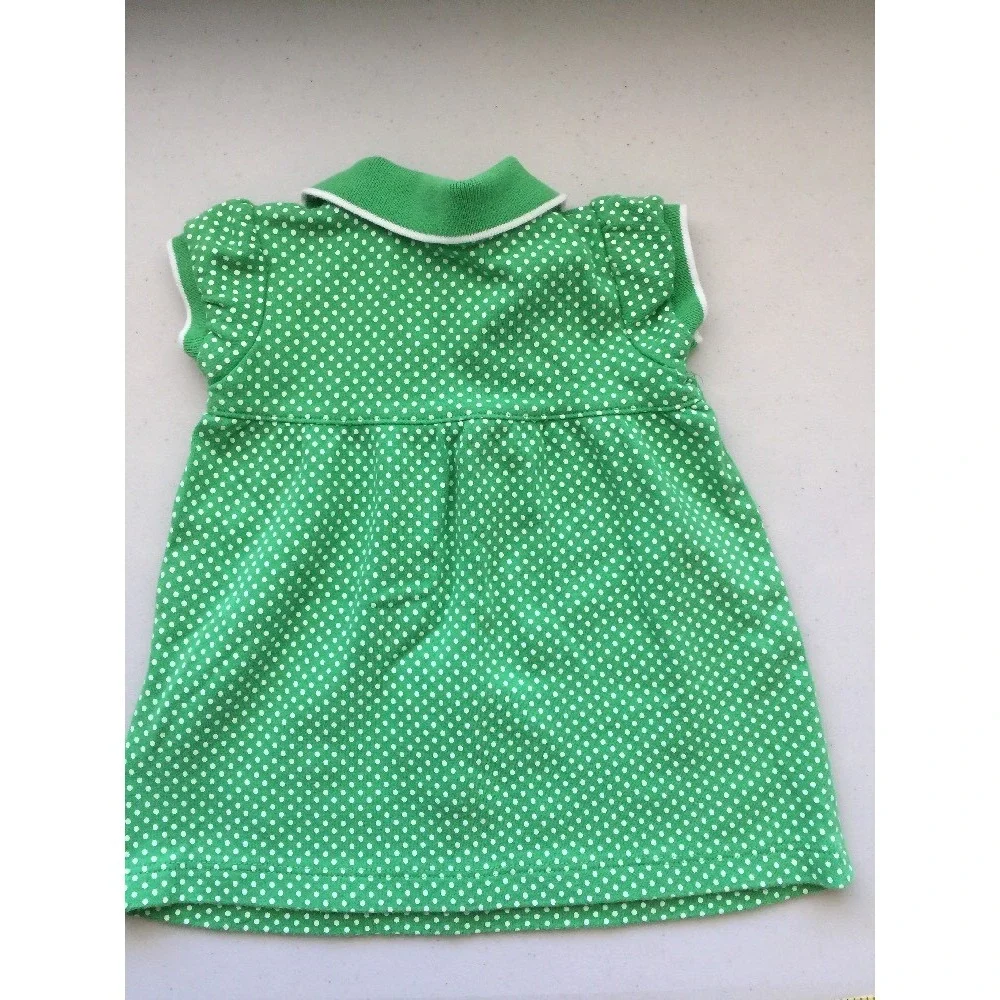 LOT 2 Carters Baby Girl 6M Spring Embroidery Dresses‎ green
